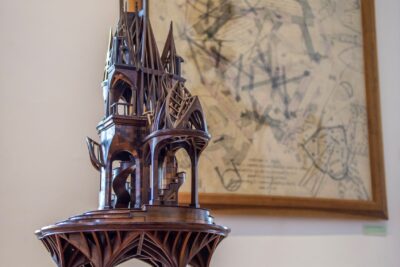 Chef-d'œuvre de réception et son épure réalisés par Pierre-François Guillon. - Agrandir l'image 2 sur 3, fenêtre modale